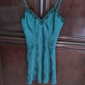 Deep Green Victoria Secret Slip Dress